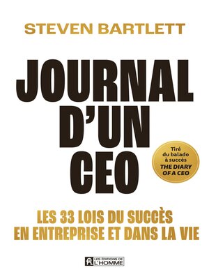 cover image of Journal d'un CEO